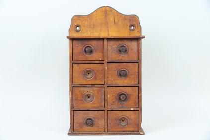 Wall Hanging Multidrawer Spice Cabinet