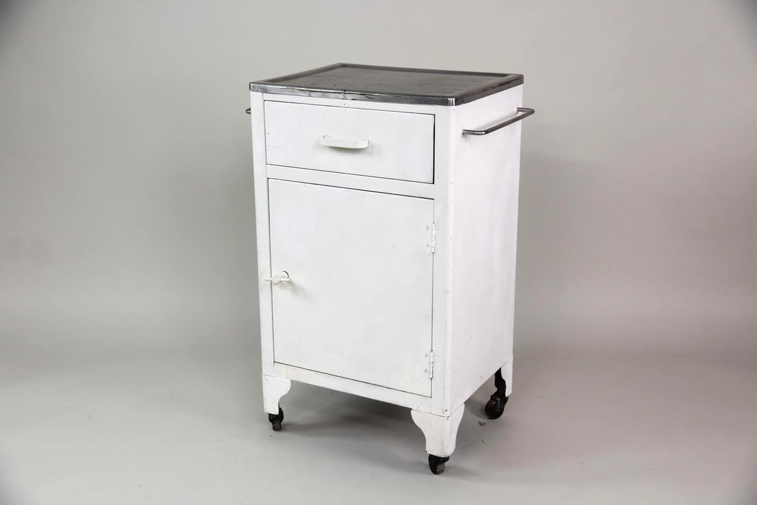 Industrial Metal Medical Cabinet with Stainless Top (1 of 8)