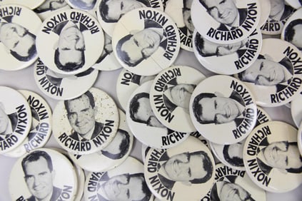 Giant Lot of Deadstock 1960 Nixon Presidential Campaign Buttons