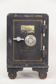 Victorian Ratner Cast Iron Safe, Tampico News Co