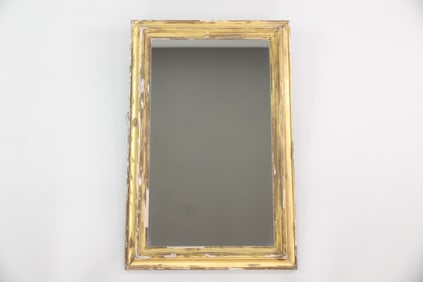 Large Gold Gilt Wood Framed Mirror
