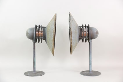 Pair of Alfred Homann & Ole Kjaer Nyhavn Outdoor Lamps