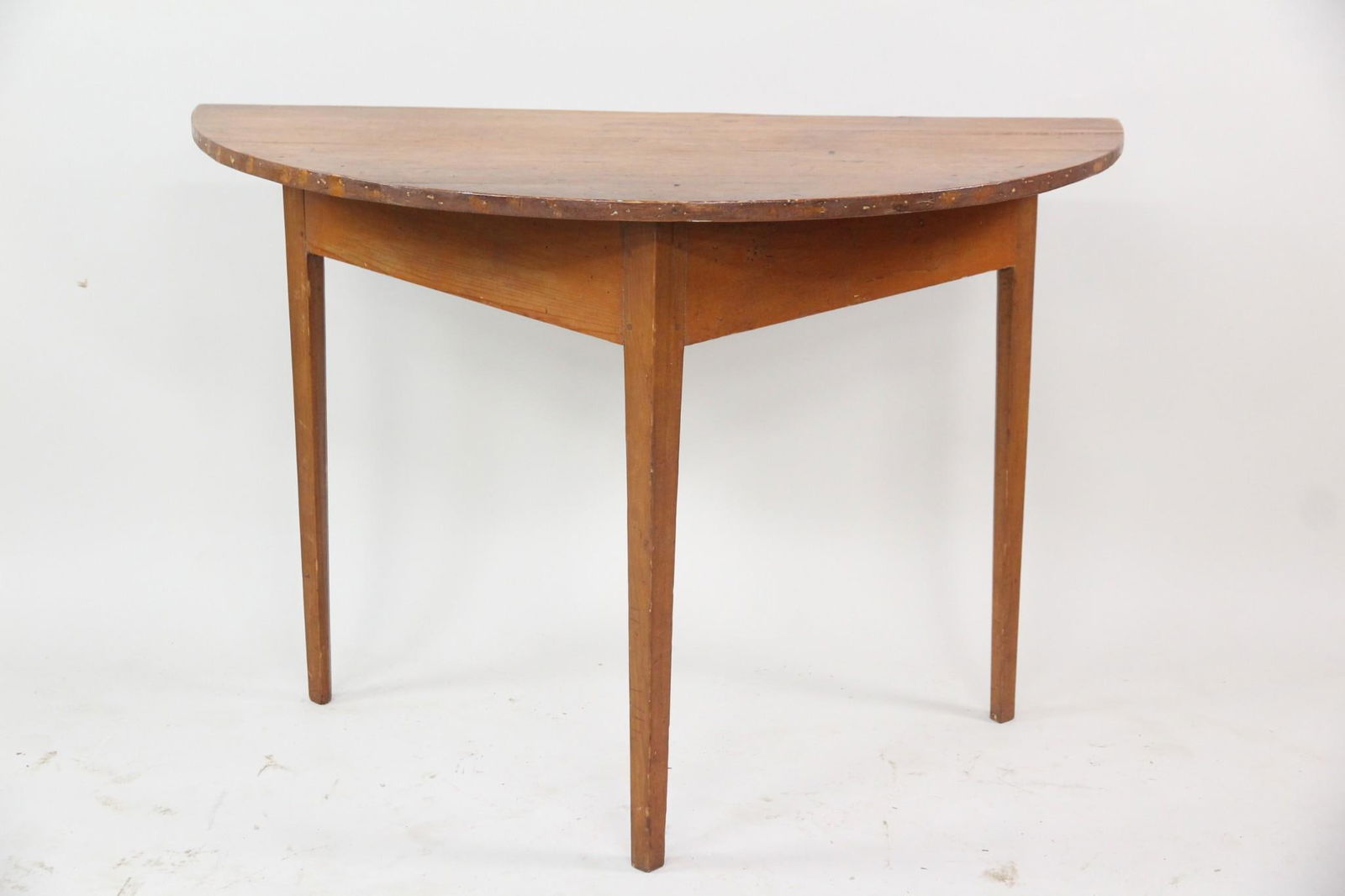 Demi-Lune Pine Console Table (1 of 12)