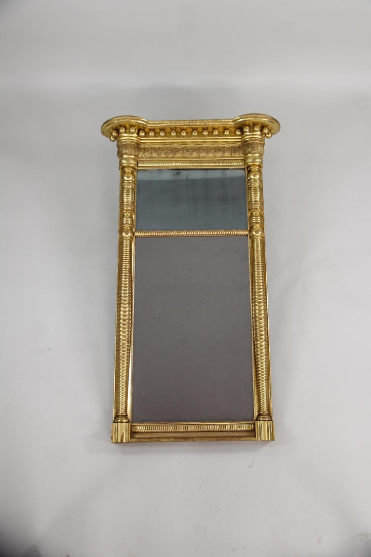 19th Century Sheraton Gold Gilt Mirror (1 of 11)