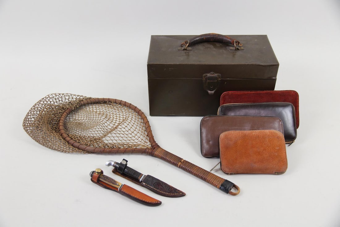 Fly Fishing Lot with Flies, Net, Knives & Supplies (1 of 14)