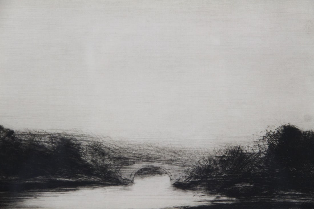 Joseph Gray Etching "Bridge Doon" (1 of 12)