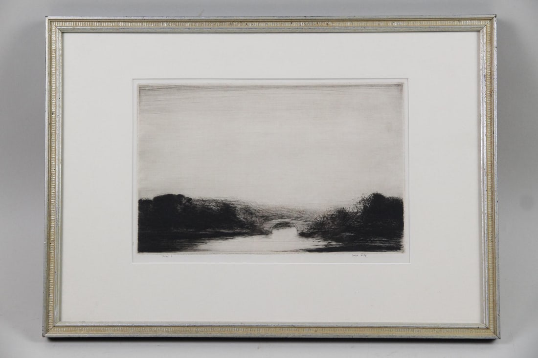Joseph Gray Etching "Bridge Doon" - 2