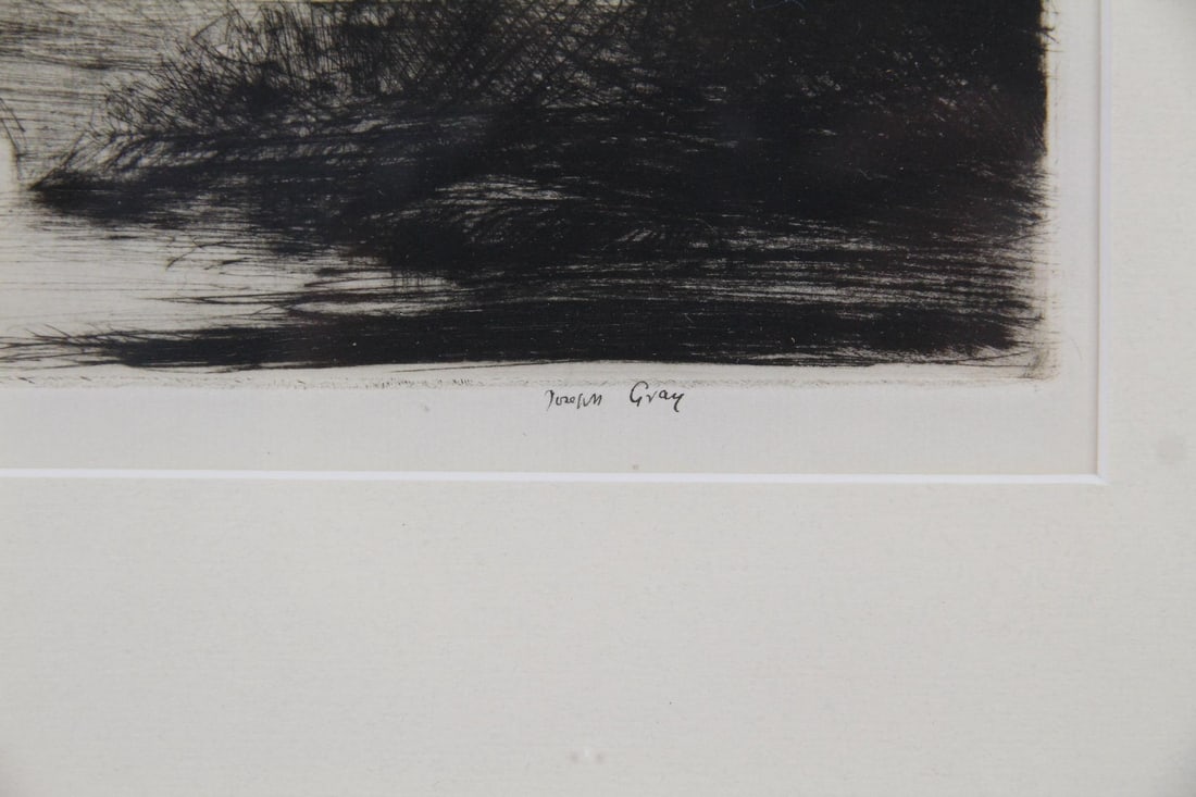 Joseph Gray Etching "Bridge Doon" - 3