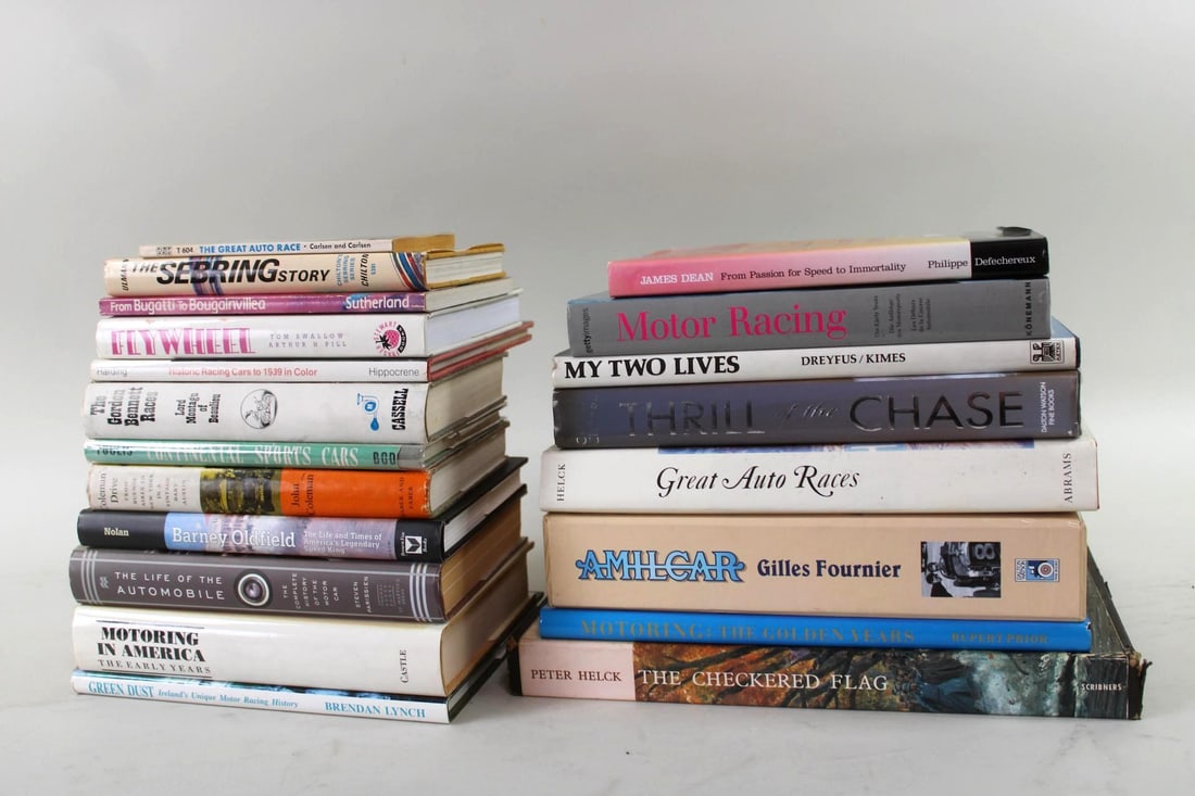 Lot of 20 Car Racing Books, Sports Cars, James Dean (1 of 17)