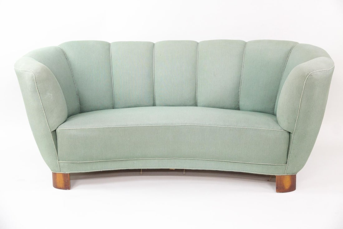 Danish Mid-Century Modern Banana Sofa (1 of 16)