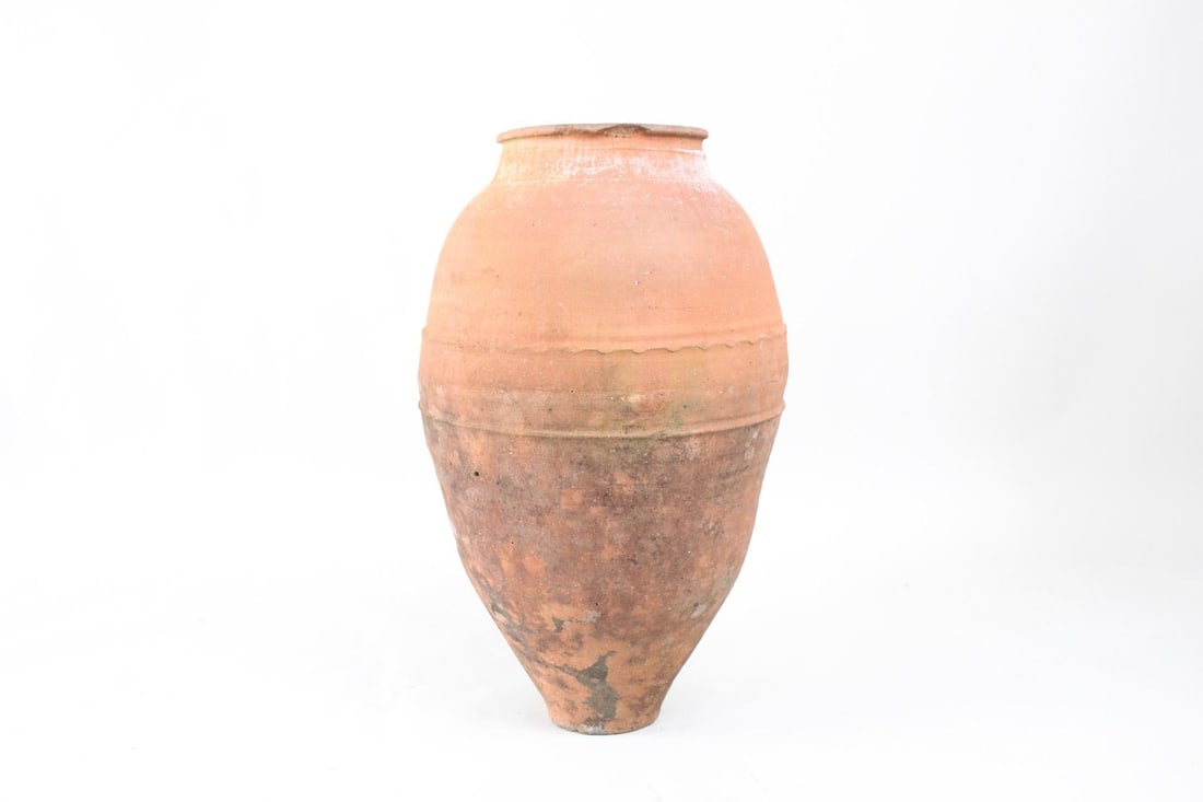 Antique Monumental Terracotta Olive Oil Urn Jar, 2 of 2 (1 of 16)