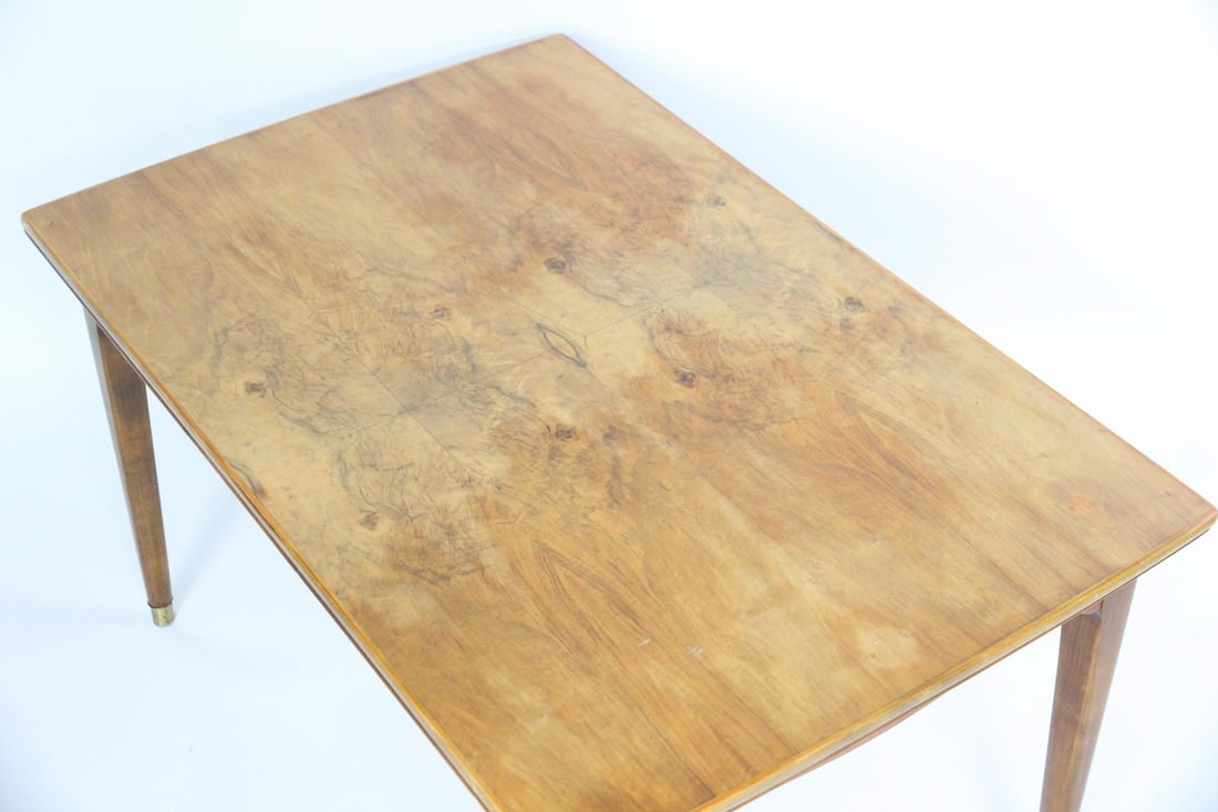 Danish Wood Dining Table, Drop-Leaf - 3