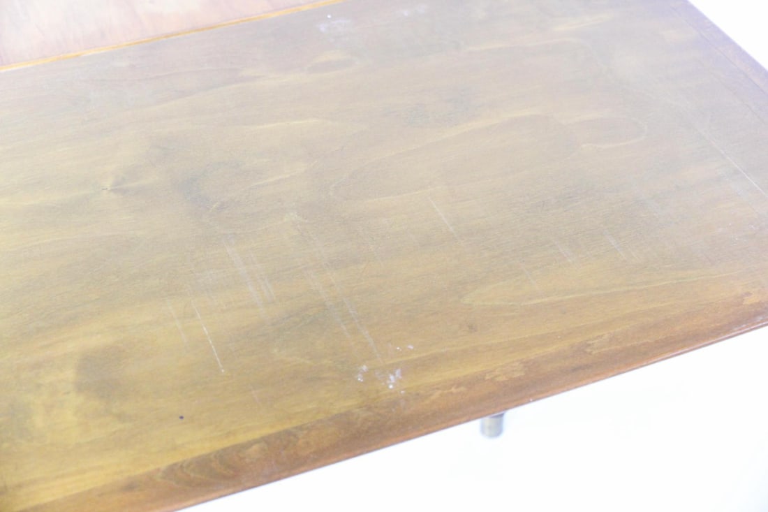 Danish Wood Dining Table, Drop-Leaf - 7