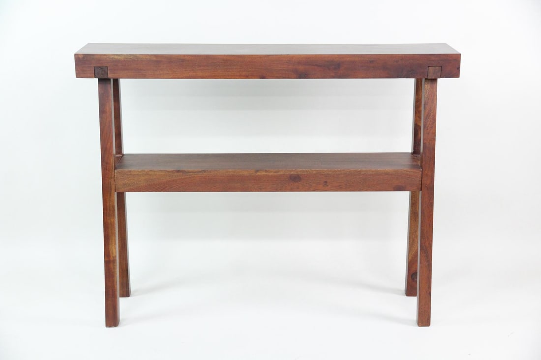 Contemporary Wooden Console Hall Table (1 of 10)