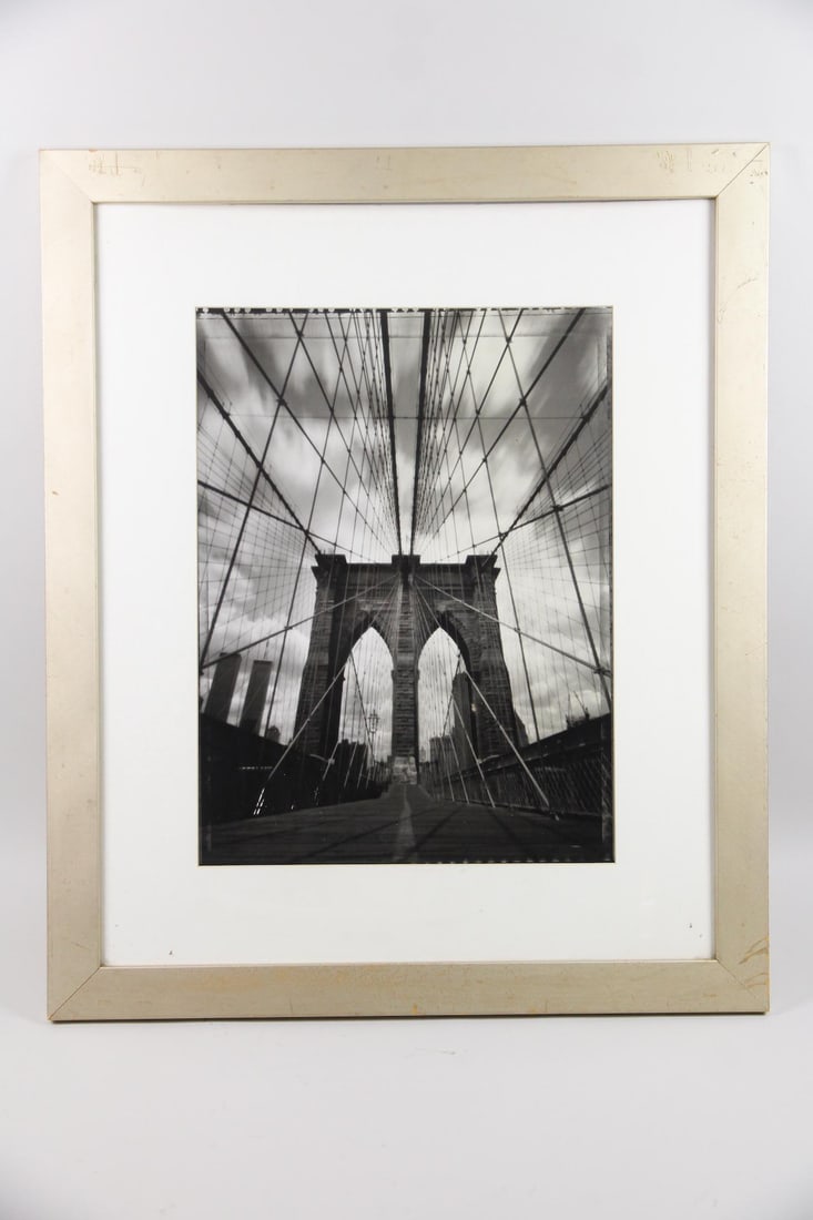 Large Framed Photo, Brooklyn Bridge by Tom Baril (1 of 12)