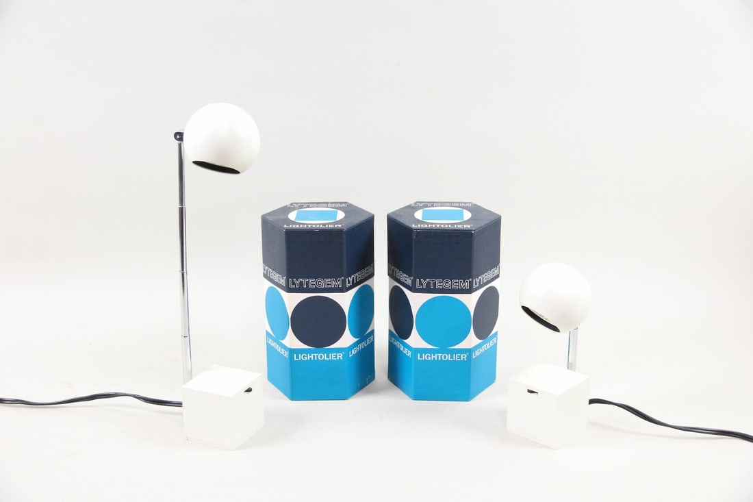 Pair of Lytegem Telescopic Lamps by Michael Lax for Lightolier (1 of 11)