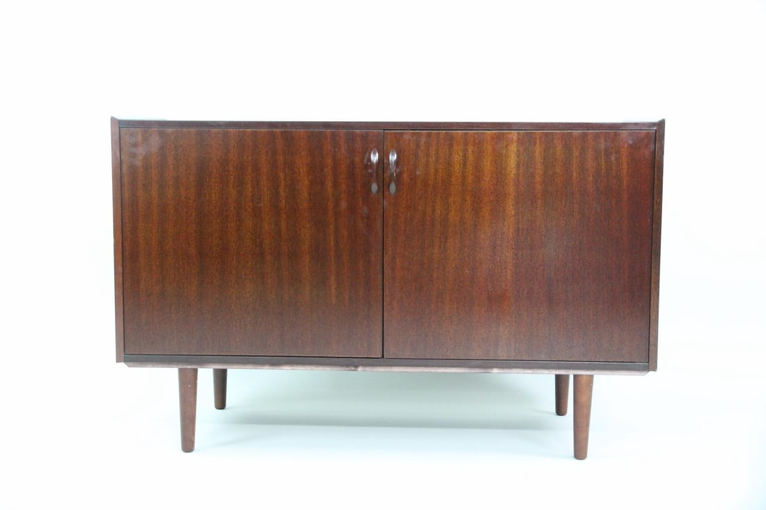 Danish Modern Rosewood 2-Door Sideboard Credenza (1 of 15)