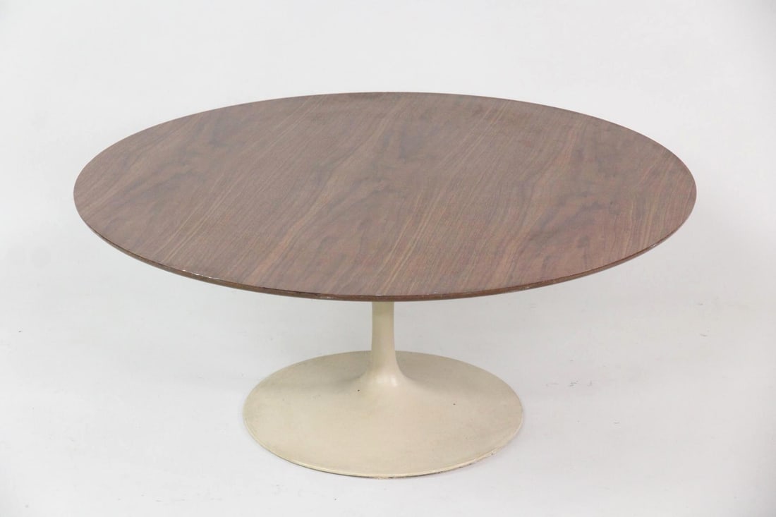 Saarinen Wood Top Tulip Coffee Table (1 of 8)