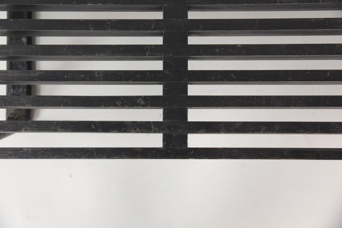 George Nelson Ebonized Wood Platform Bench - 15