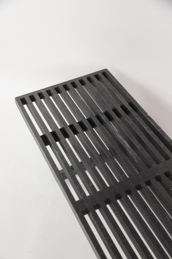 George Nelson Ebonized Wood Platform Bench - 5