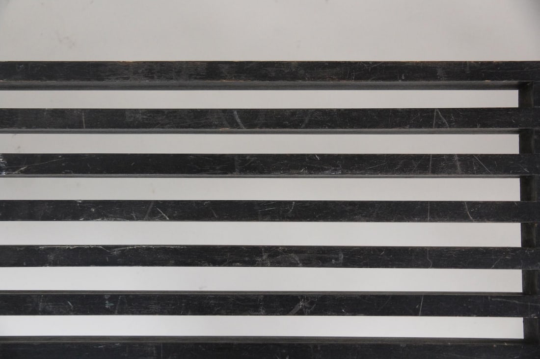 George Nelson Ebonized Wood Platform Bench - 6