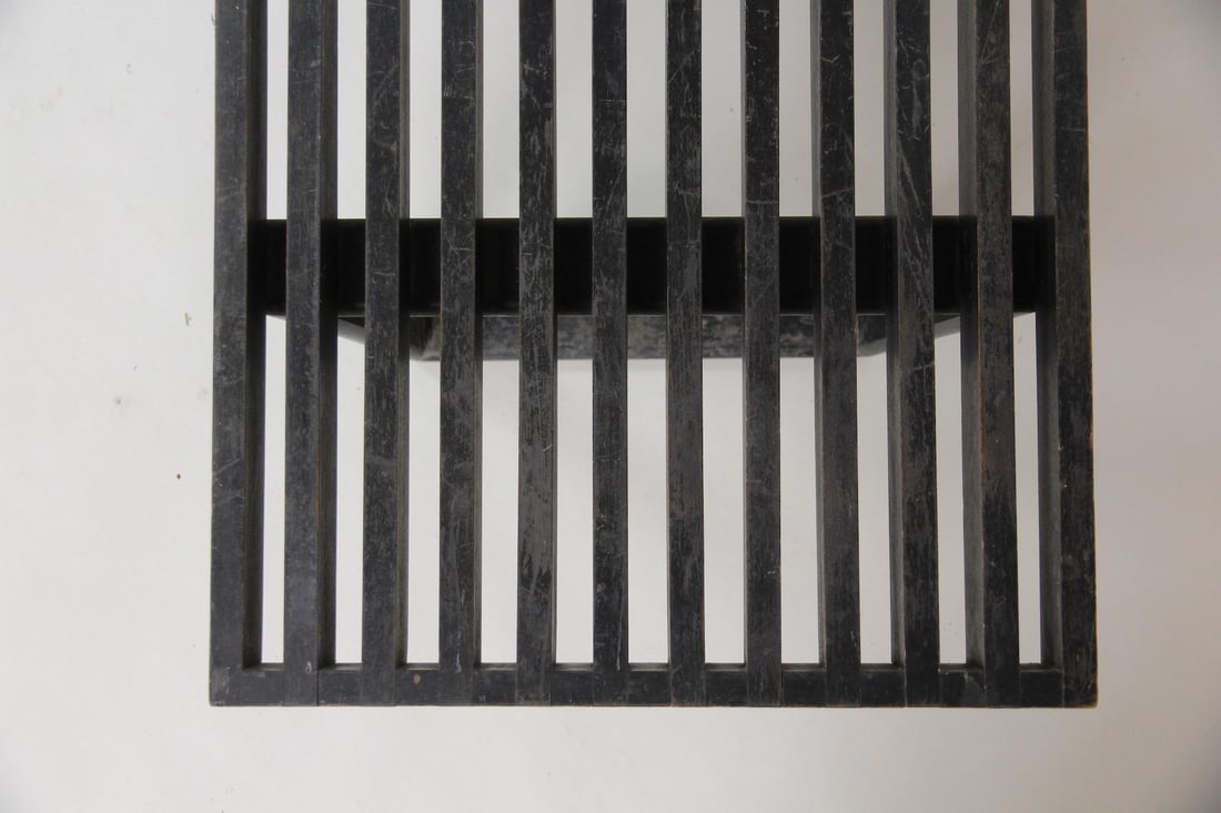 George Nelson Ebonized Wood Platform Bench - 7