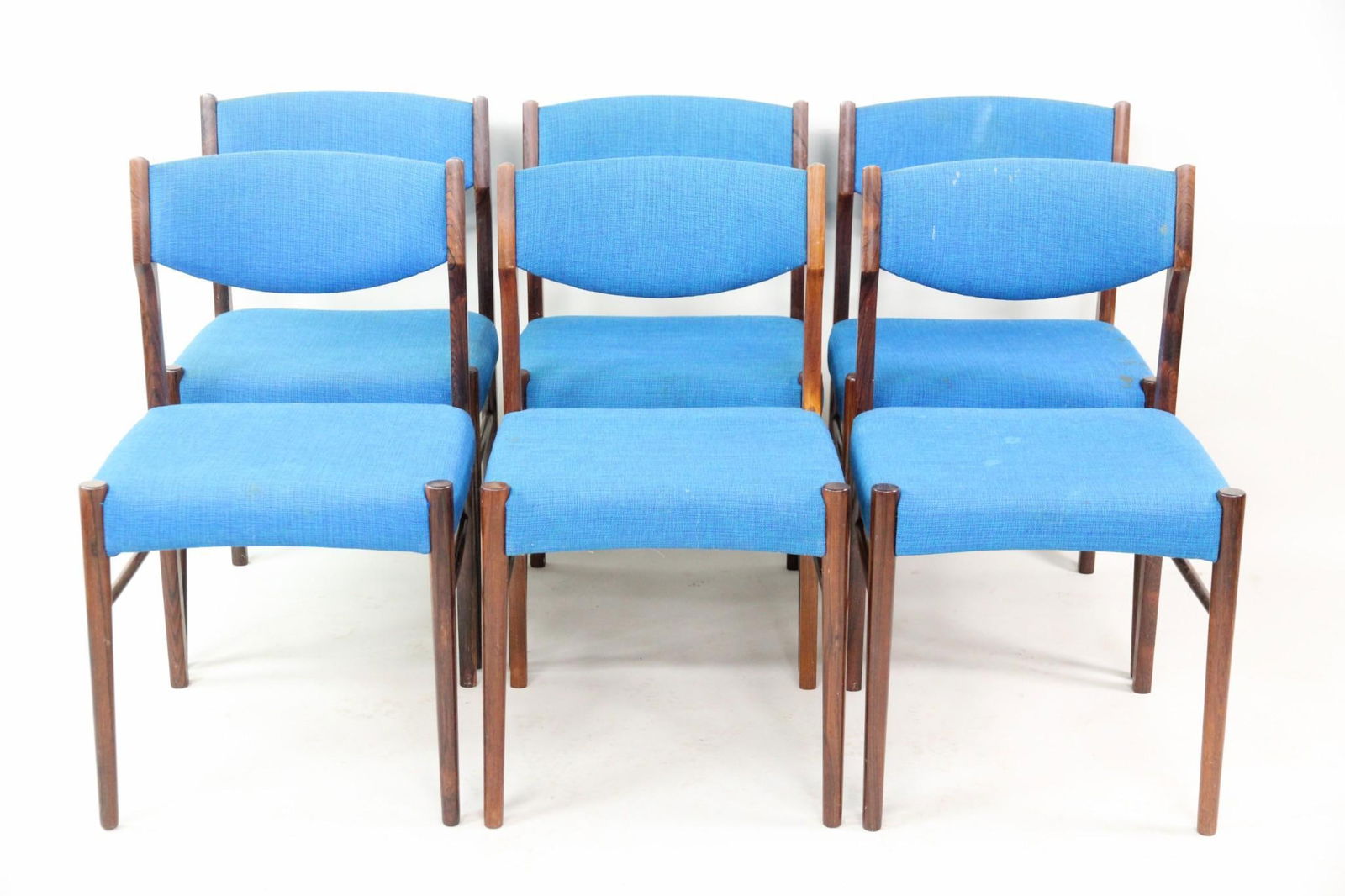 Set of 6 SAX Danish Modern Rosewood Dining Chairs (1 of 14)