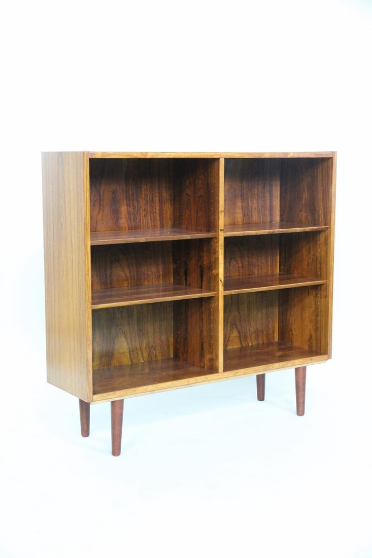 Mid Century Modern Rosewood Bookcase, Poul Hundevad (1 of 9)
