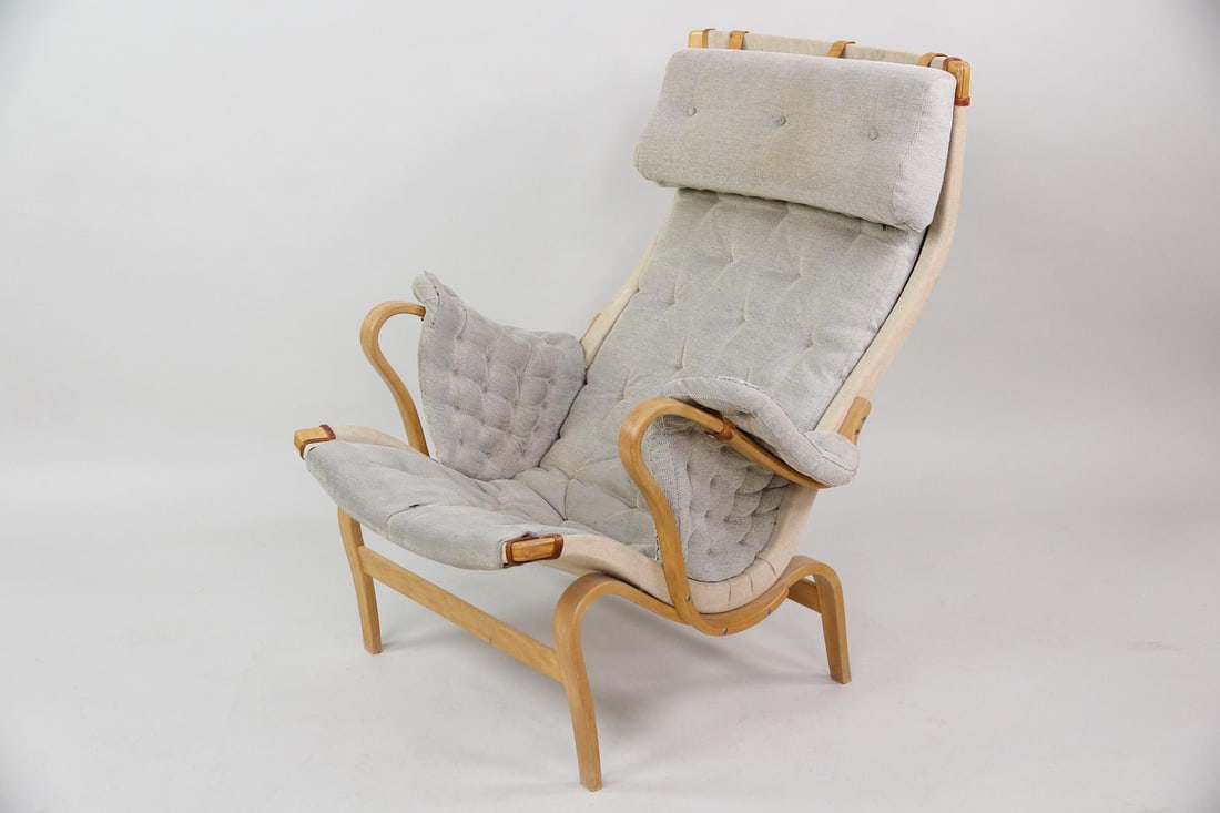 Bruno Mathsson for Dux Pernilla Gray Lounge Chair (1 of 15)