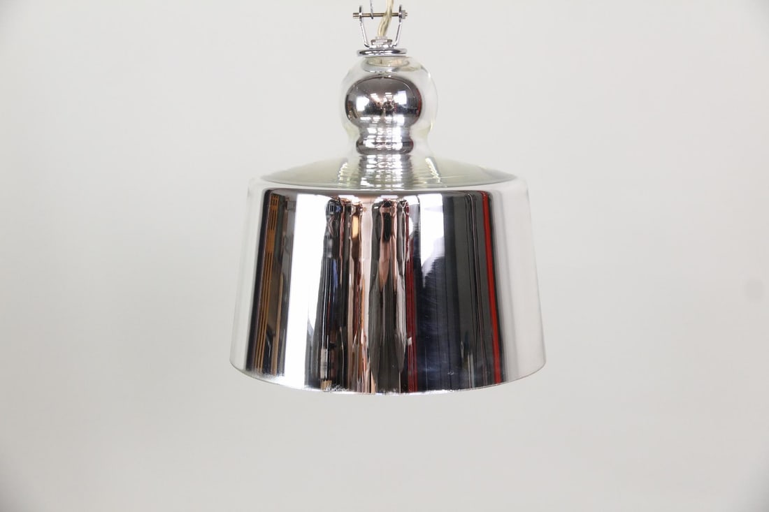 Michele De Lucchi Mirrored Murano Glass Pendant Light (1 of 7)