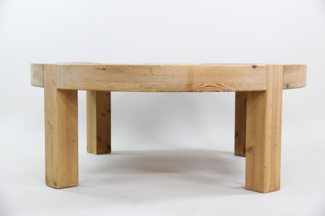 Tile Top Pine Coffee Table by Lisbeth Sallingboe - 5