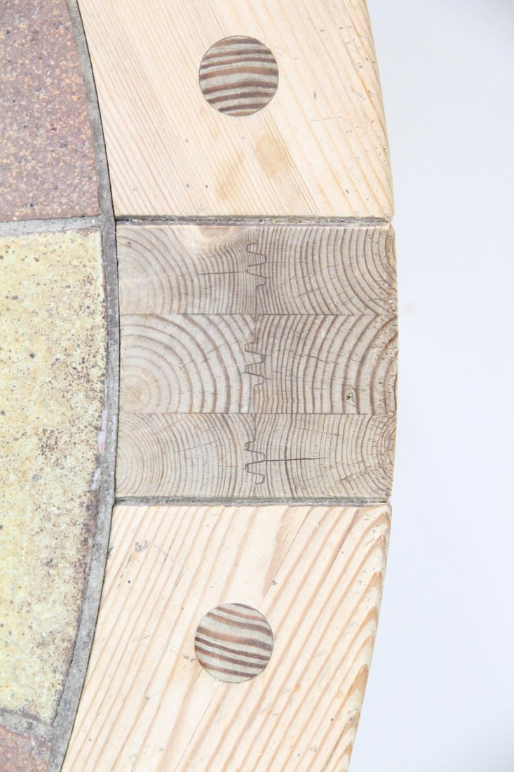 Tile Top Pine Coffee Table by Lisbeth Sallingboe - 7