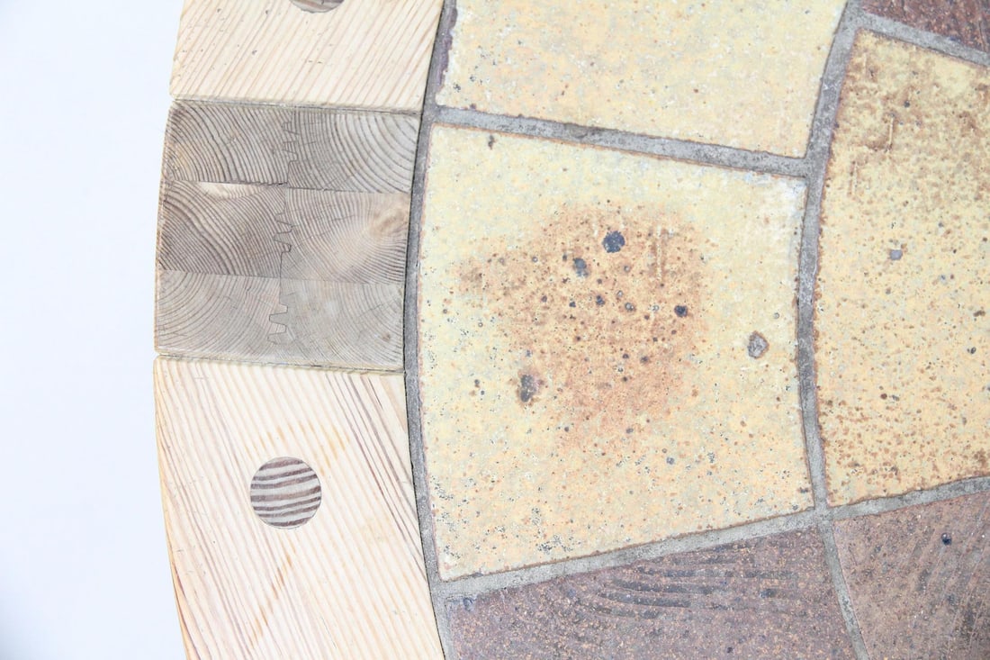 Tile Top Pine Coffee Table by Lisbeth Sallingboe - 8