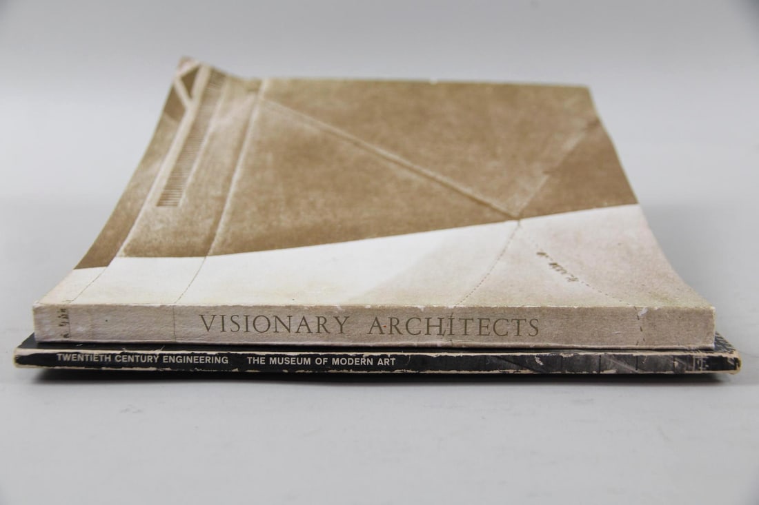 Lot of 2 Architecture Books, Visionary Architects: Boulee, Ledoux, Lequeu: Lot of 2 Architecture Books, Visionary Architects: Boulee, Ledoux, Lequeu. Two softcover architecture books, Visionary Architects: Boulee, Ledoux, Lequeu and Twentieth Century Engineering published