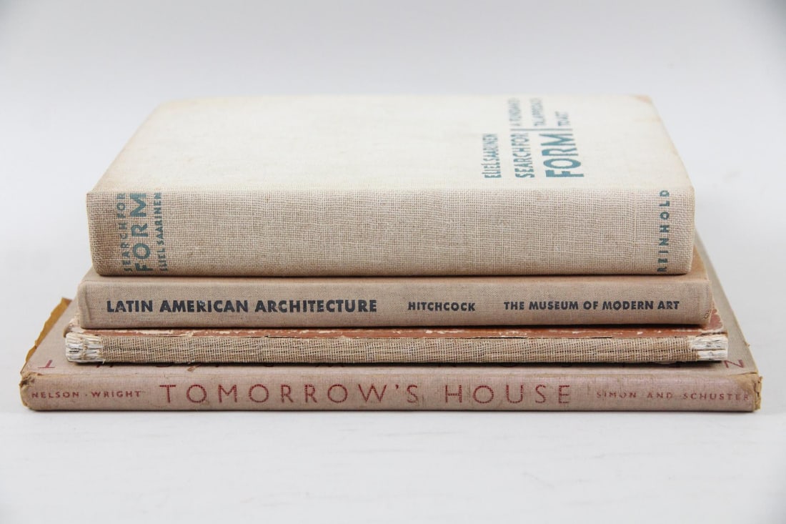 Lot of 4 Mid-Century Architecture Books, Saarinen, The Museum of Modern Art (1 of 18)
