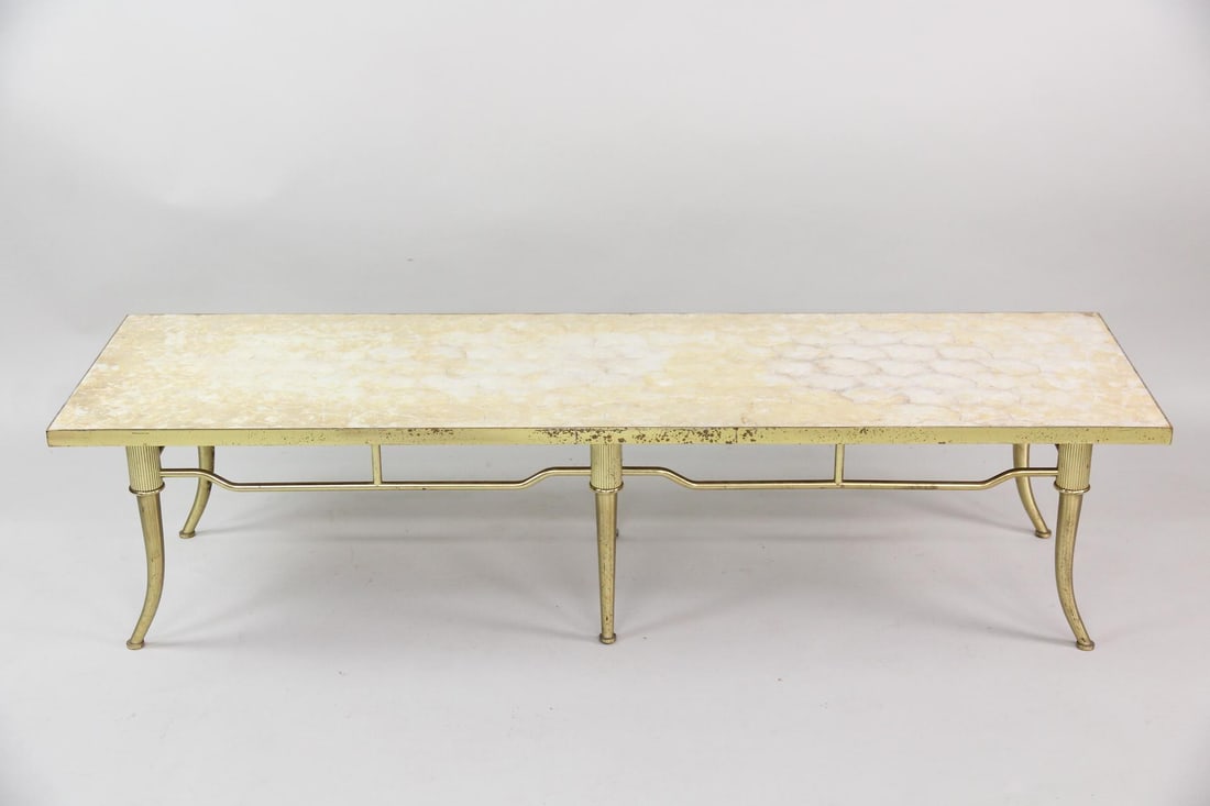 Brass and Capiz Shell Coffee Table by Willliam "Billy" Haines (1 of 12)