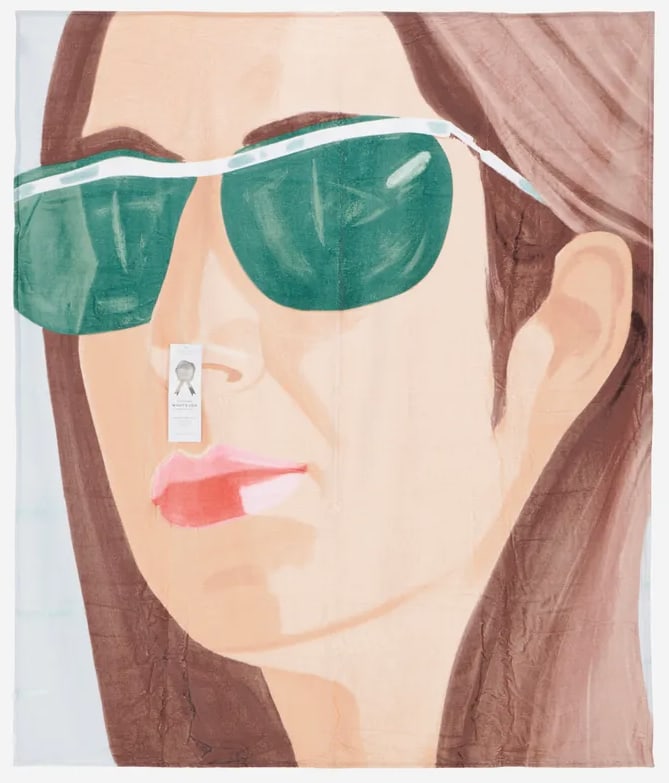 Alex Katz WOW (Works on Whatever) 2007 Project Beach Towel, Unopened (1 of 8)