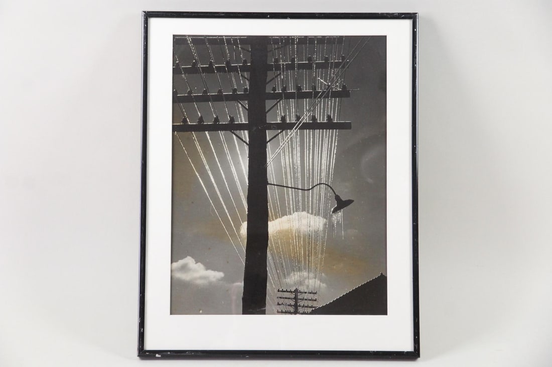 B&W Photograph, Frozen Power Lines (1 of 10)