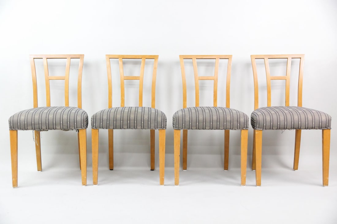 Set of 4 Eliel Saarinen Upholstered Dining Chairs (1 of 16)