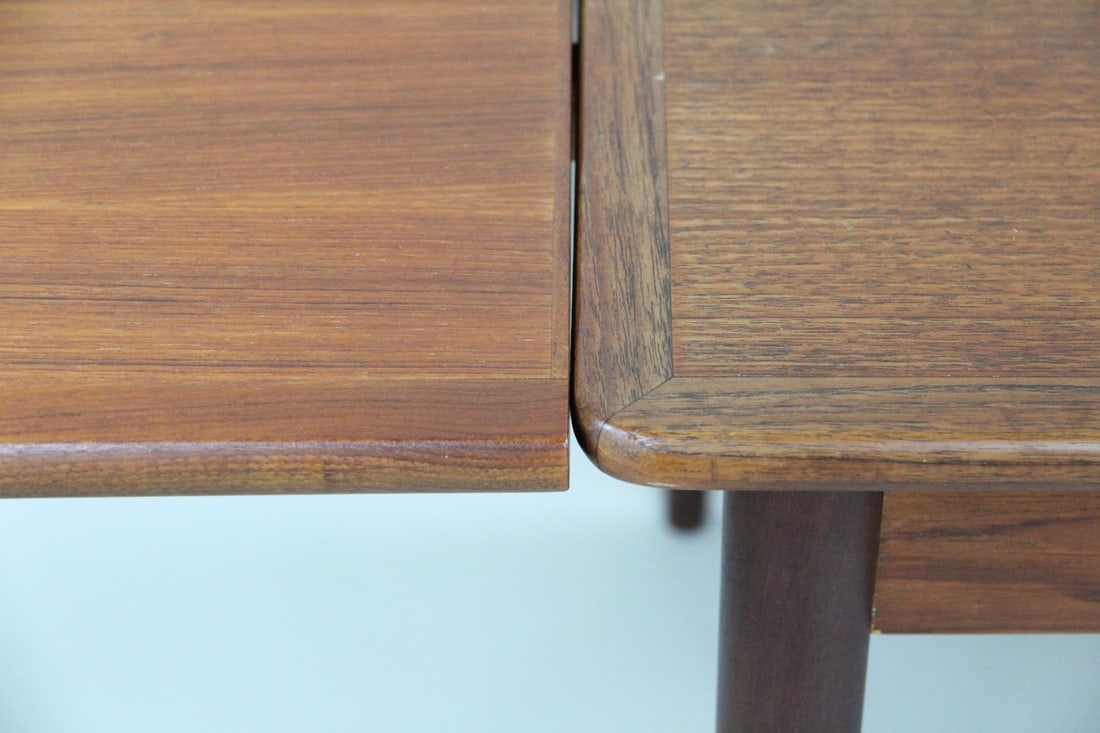 Danish Modern Teak Extension Dining Table - 12