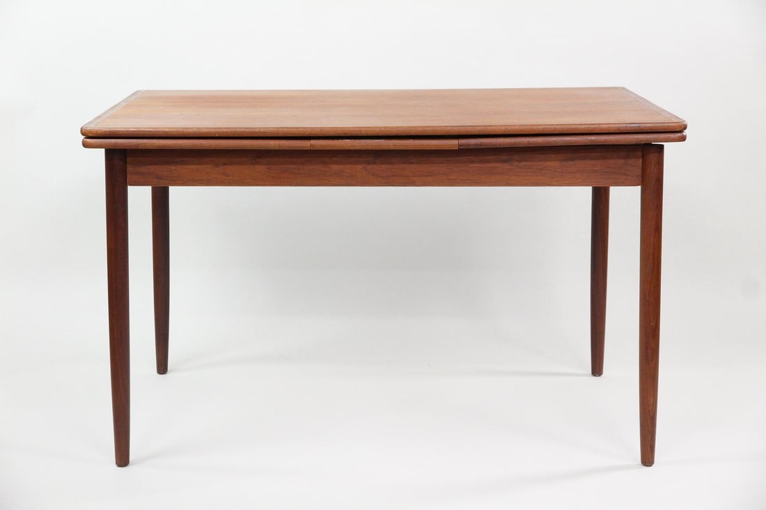 Danish Modern Teak Extension Dining Table - 2