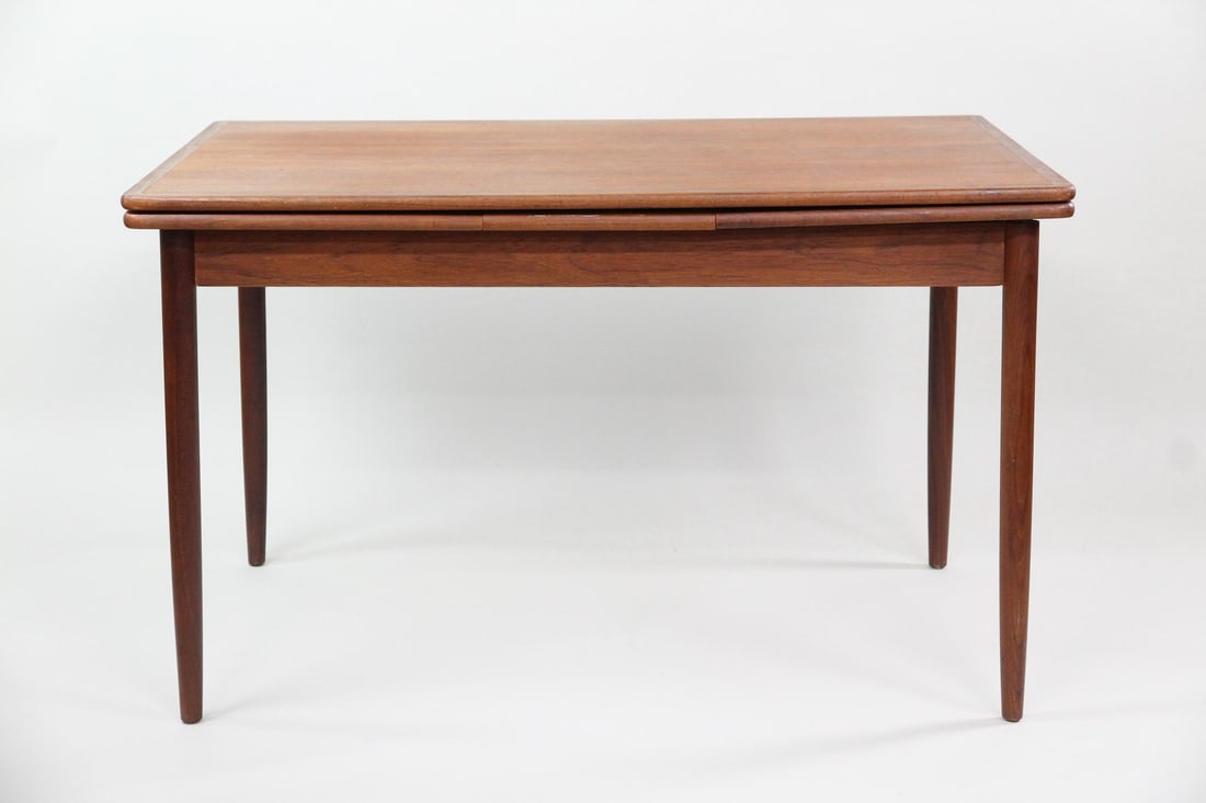 Danish Modern Teak Extension Dining Table - 3