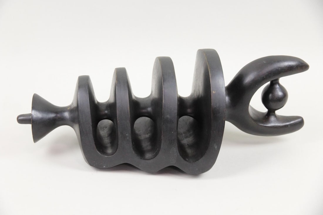 Guillermo Gutierrez Miki Bronze Brutalist Abstract Sculpture (1 of 8)