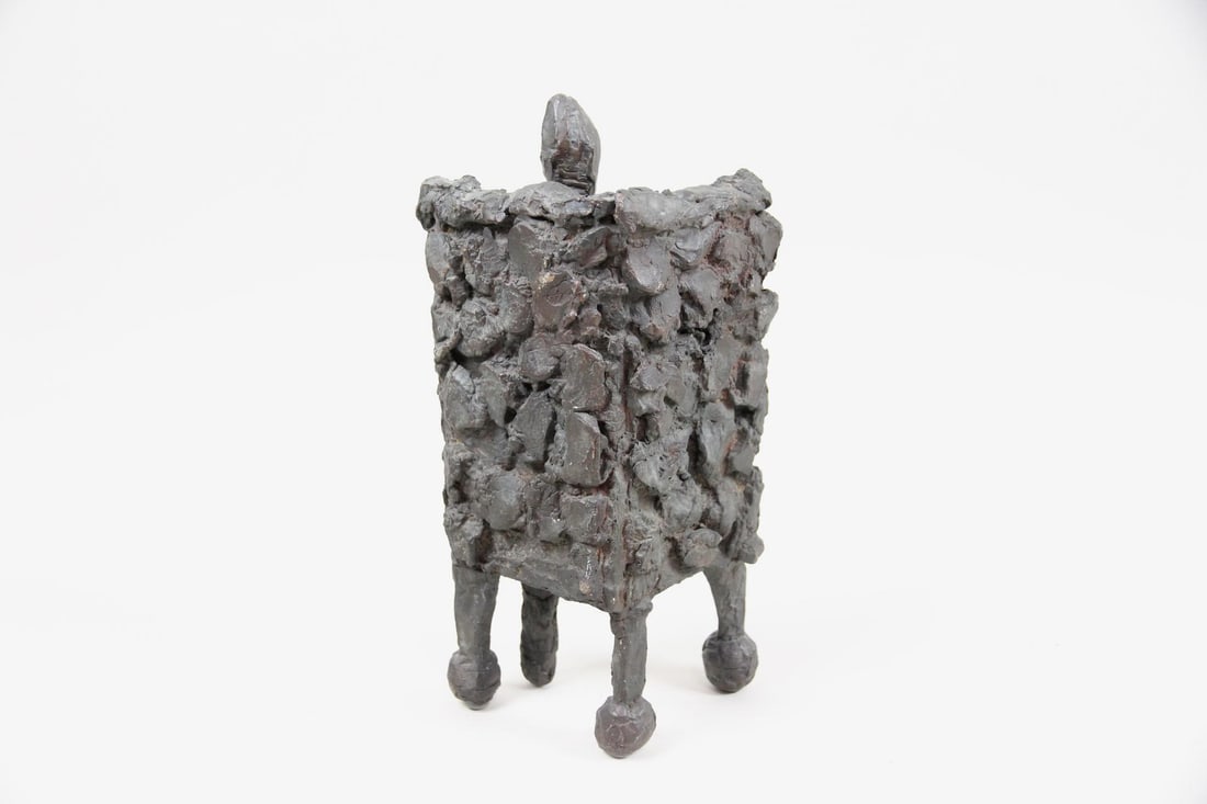 Brutalist Abstract Bronze Sculpture (1 of 6)