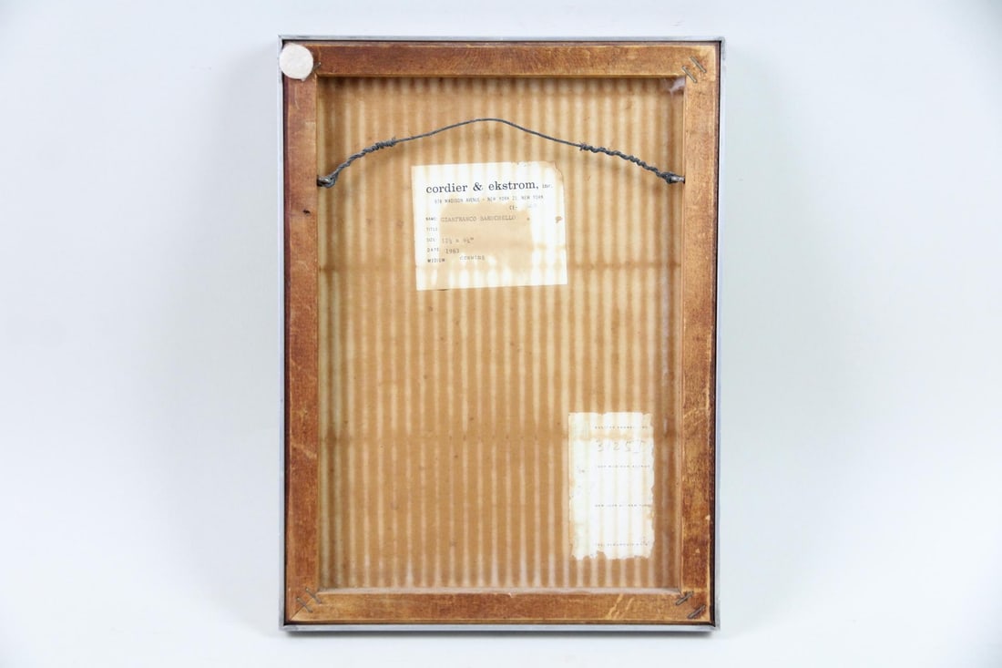 Gianfranco Baruchello Abstract Drawing 1963 - 10