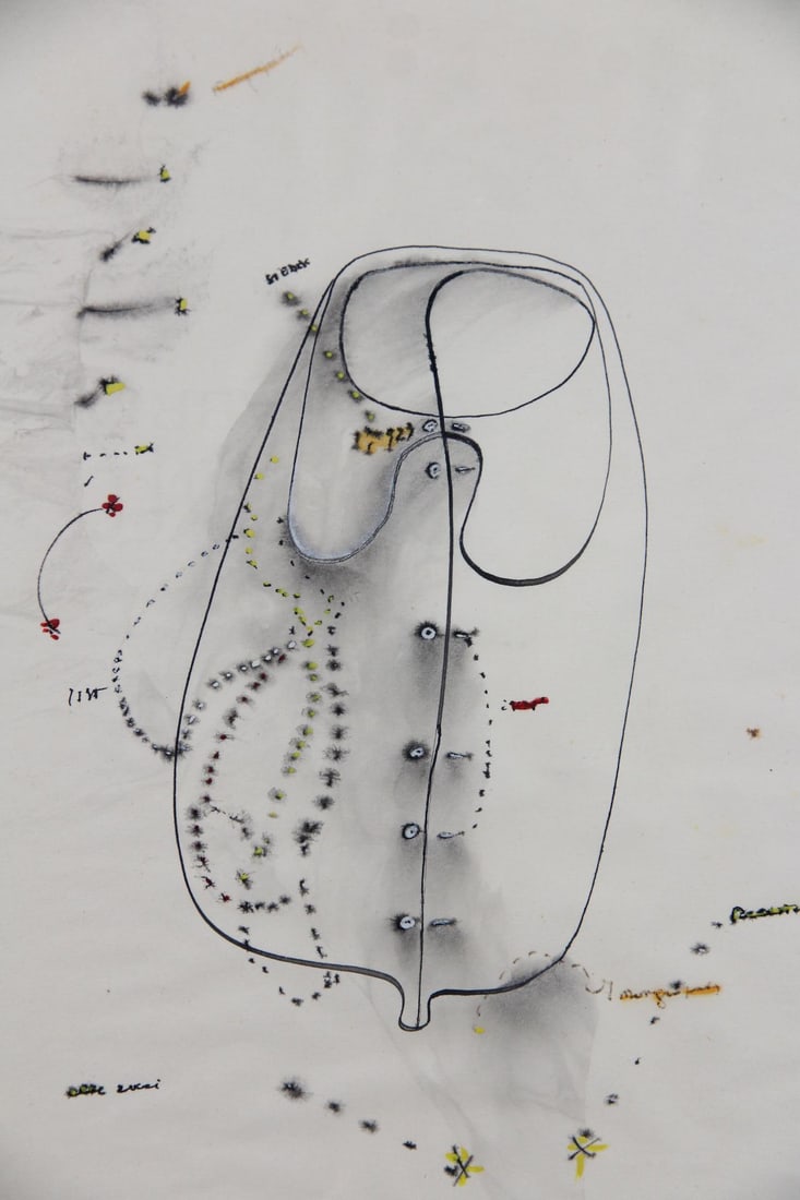 Gianfranco Baruchello Abstract Drawing 1963 - 2