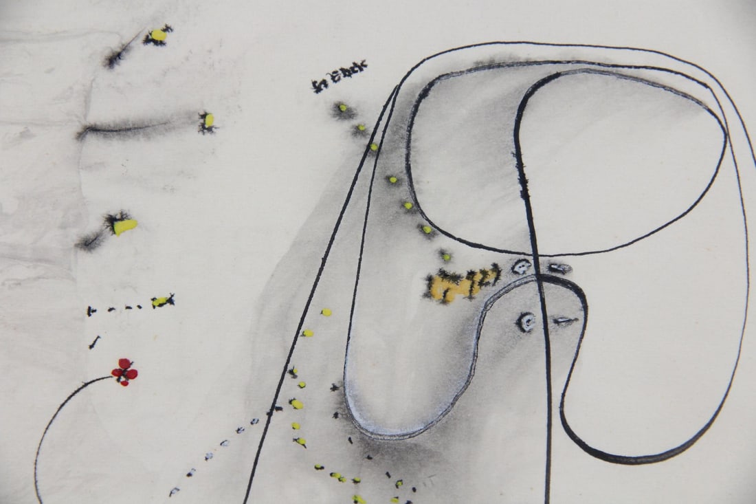 Gianfranco Baruchello Abstract Drawing 1963 - 3