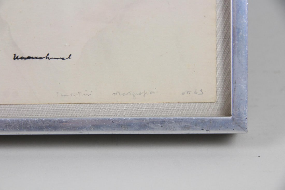 Gianfranco Baruchello Abstract Drawing 1963 - 4