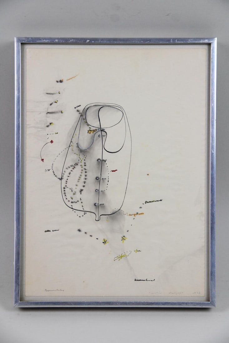 Gianfranco Baruchello Abstract Drawing 1963 - 6