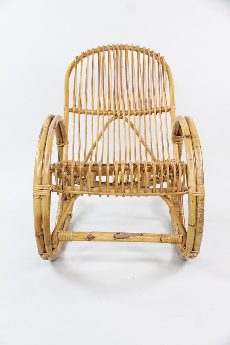 Rattan Rocking Chair, Franco Albini (1 of 13)